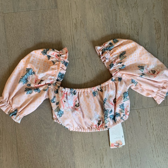 Agua Bendita crop top size small NWT - Picture 2 of 7